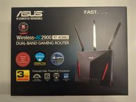 Asus RT-AC86U Gaming router, 2st som nya och kompletta!