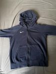 Nike zip-hoodie blå