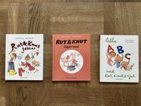 3 stycken Rut & Knut böcker av Carin & Stian Wirsén