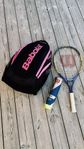 Wilson US Open racket med Babolat tennisväska