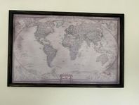 Tavla världskarta