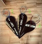 Tre tennisracket från SOC/Yonex 