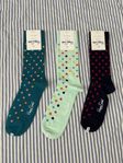 Happy Socks - 3 par prickiga strumpor - Stl 41-46