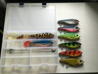 Jerkbait Buster Jerk, Bandit Tail, Mchybrid