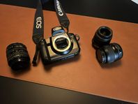 2 st Nikon AF-S DX NIKKOR 18-55mm // CANON EF 28-105mm