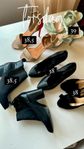 skor, pumps,sommar, sandaler, klackskor nyskick 