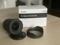 Sigma 10-18mm F2.8 DC DN för L-mount