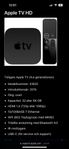 Apple TV HD (4:e generationen) 32 GB