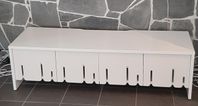Tv- och stereobänk Ikea PS vit