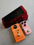 Xotic XW-2 Wah Pedal, MXR Phase 90 Script Mod, NU-X Pulse