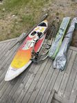 vidsurf kit, mistral twister, mast, 2 bommar och segel