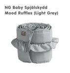 NG Baby spjälskydd mood volang spjälsäng light grey