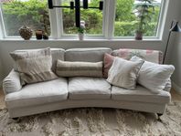 Oxford Delux 3-sits soffa svängd, avtagbar klädsel