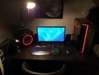Komplett LED Gaming Setup: Dator, Tangentbord, Mus & Mer!