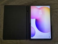 Galaxy Tab S6 Lite 10.4" 64GB Grå + Book Cover EF-BP610