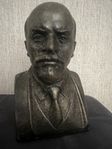 Sovjet metal skulptur V. Lenin Ryssland, kommunism USSR