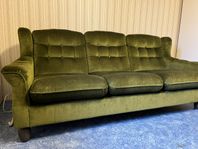 Retro grön soffa