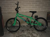 bmx cykel grön