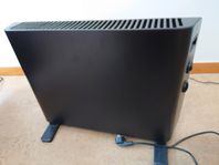 Electric heater (Elektrisk värmare) in black with fan 