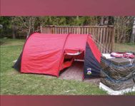 Tält 3-manna. Open air plus allt för campingen