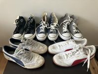 3 par Converse + 2 par Puma sneakers 43/44