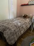 Ikea 80 säng inkl madrass och sängkappa 