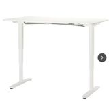Skrivbord höj och sänkbart Bekant IKEA som nytt 