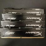 HyperX Fury 4x4 GB DDR4 2666 MHz