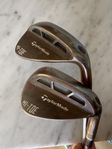 2 st Taylormade Hi-Toe wedgar, 52 resp 58 grader 