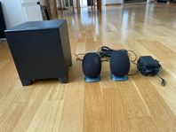 Labtec Pulse-350 Speakers and Subwoofer 2.1-datorhögtalare