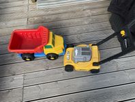 leksak Gräsklippare och lastbil