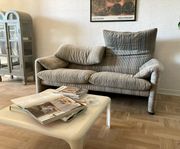 Maralunga soffa tvåsits Vico Magistretti för Cassina 70-ta