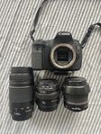 Systemkamera Canon EOS 60D + 3 objektiv 