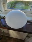 ANETA BORDLAMPA GLOBUS 24 CM LAMPA VIT KLOTLAMPA OPALGLAS