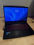 MSI Gaminglaptop 15,6” 144hz