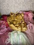 Barn utklädnings prinsessklänningar samt tillbehör