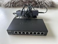DGS-1100-08PV2/E - PoE-switch, Lager 2 