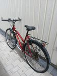 röd cykel storlek 26