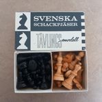 Svenska schackpjäser.  Tävlings modell.