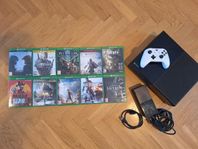 Xbox One med 10 spel