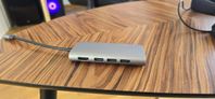 Satechi Usb-c hub för Mac med WLan-ingång