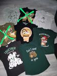 T-shirt, Disney, Dumbo, dalmatiner, Piff och puff, katt 