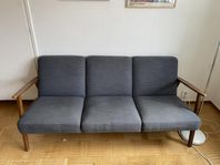 IKEA Ekenäset 3-sits soffa grå