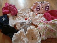 bebis kläder storlek 68 blandat 15 plagg