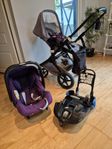 Barnvagn, babyskydd och tillbehör