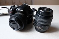 Nikon D3200, 18-55mm + 35mm