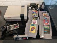 Nintendo 8 bit med 10 spel