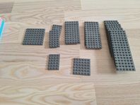 lego mörkgråa plattor