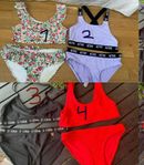 Badkläder/bikini/baddräkt/UV keps stl 146/152 158/164 &170