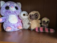 Gosedjur från YooHoo &Friends samt Owlette från TY